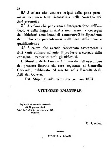Raccolta degli atti del Governo di Sua Maestà il re di Sardegna